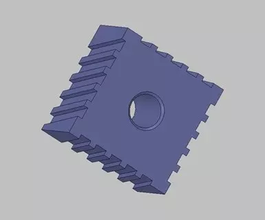 Shredder çapraz kesim bıçak