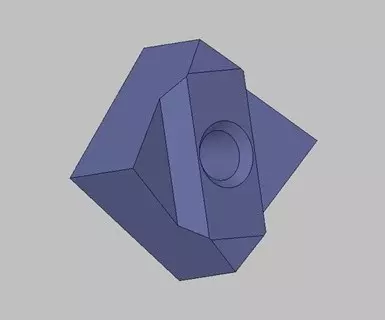 Shredder iki köşe koni bıçak