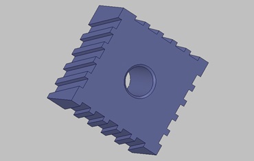 Shredder çapraz kesim bıçak