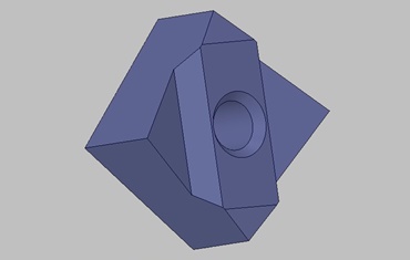 Shredder iki köşe koni bıçak